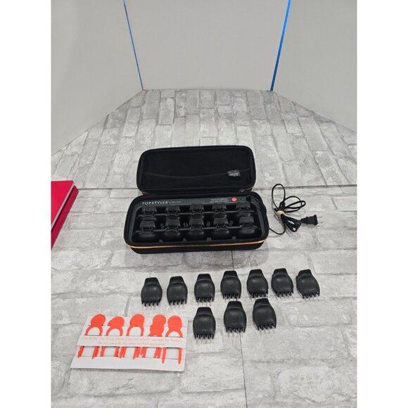 TopStyler by InStyler Heated Ceramic Styling Shell‎ Clip Curlers 30pcs Works - Picture 1 of 9